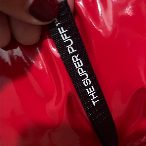 Aritzia Glossy Cherry Puffer Jacket - Picture 2 of 5